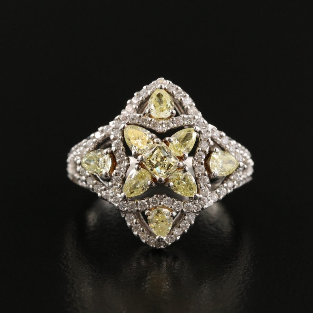 *SOLD* 18k 1.90ctw Diamond Ring
